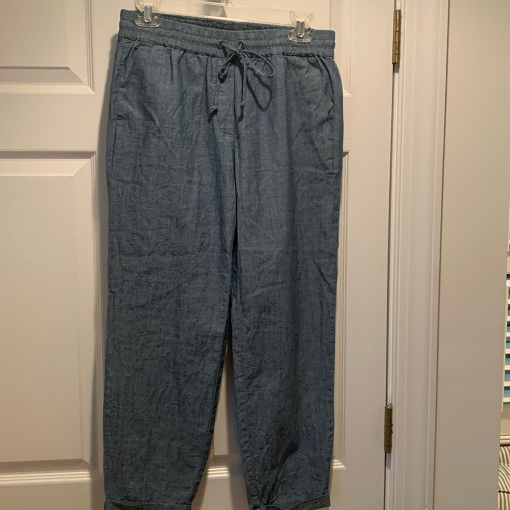 JCrew chambray cotton pants